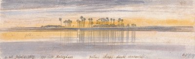 Opposite Melaghara by Edward Lear